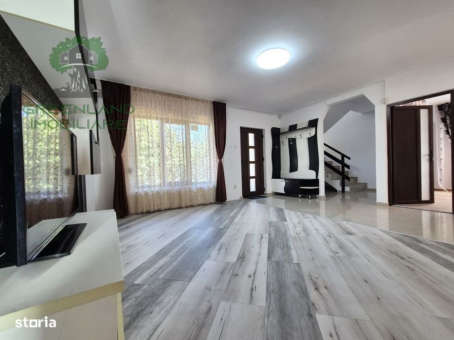 CASA SINGLE MOBILATA 4 camere, 2 bai, BECI+foisor, TEREN 500mp, HORPAZ