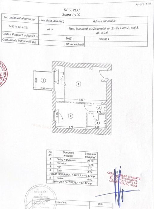 Apartament de vanzare -2 camere- mobilat-garaj- One Herastrau Plaza