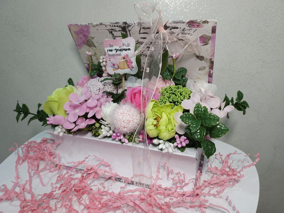 Букети от пластичен сапун