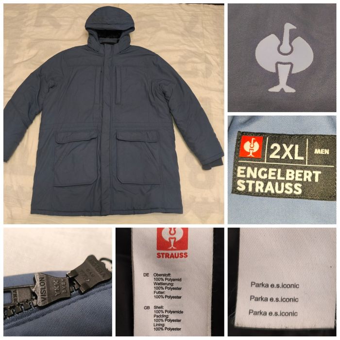 Geaca Engelbert Strauss Parka Iconic mărimea 2XL bărbat șantier lucru