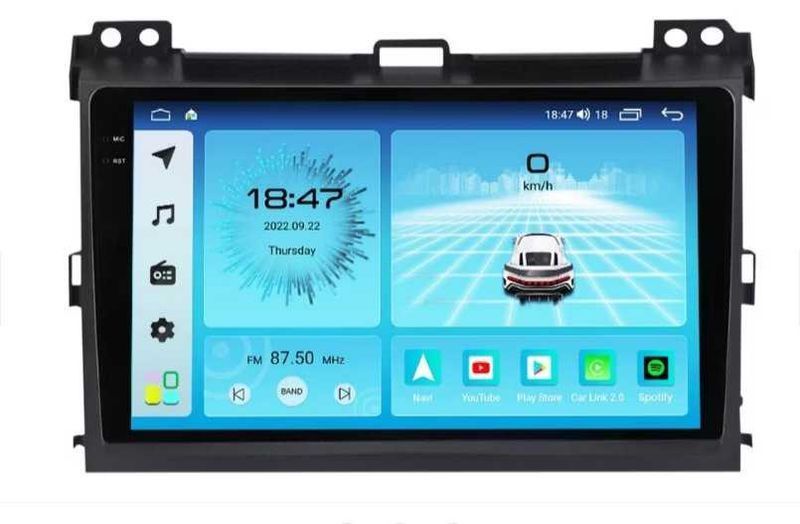 Toyota Land Cruiser 120 2004 - 2009 Мултимедия с НАВИГАЦИЯ АНДРОИД