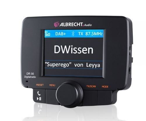 Bluetooth auto cu receptor radio digital Albrecht DR 56 DAB+