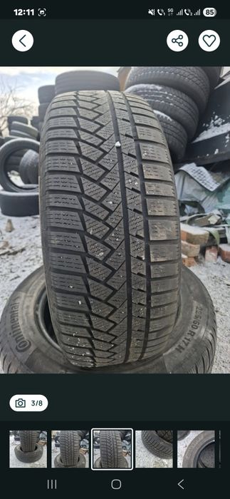 Vand 2 anvelope 225 60 17 continental de iarna bune