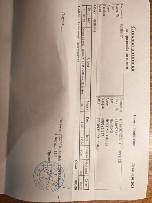 Оптика Jaeger 1,5-6x42