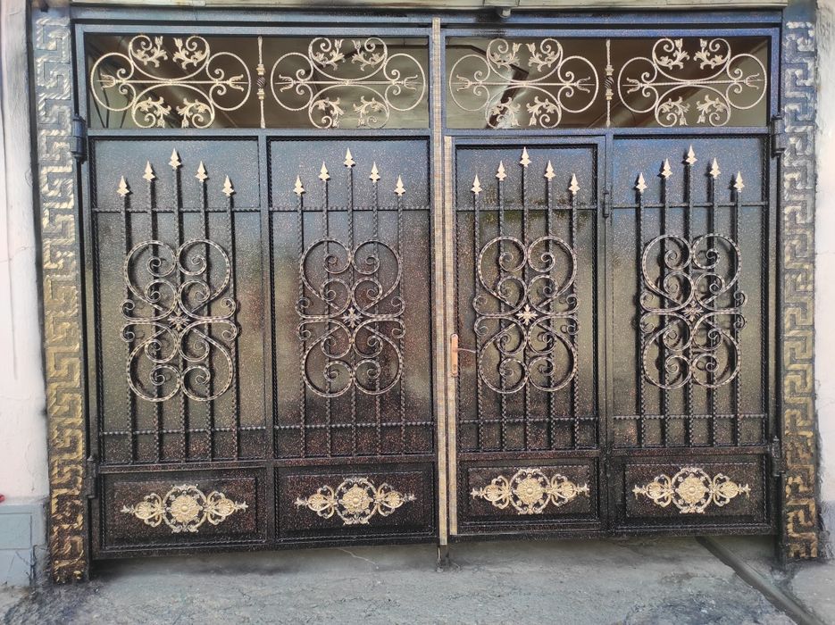 Арка навес, сварочные работы. Перилы,  решотки.