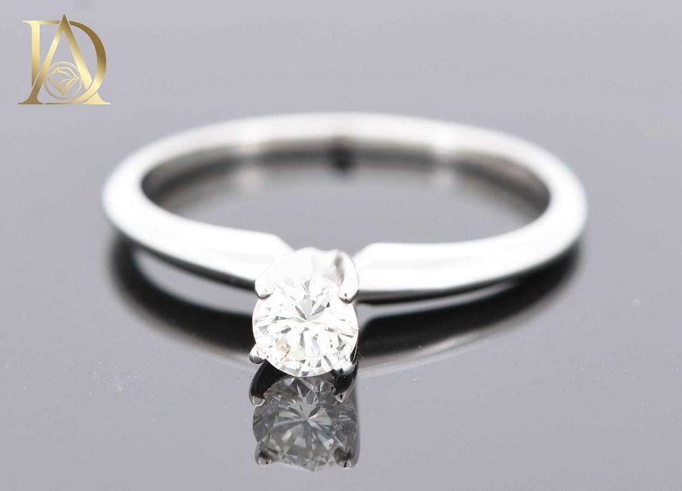 Нов Златен Пръстен с 0.25кт Естествен Диамант