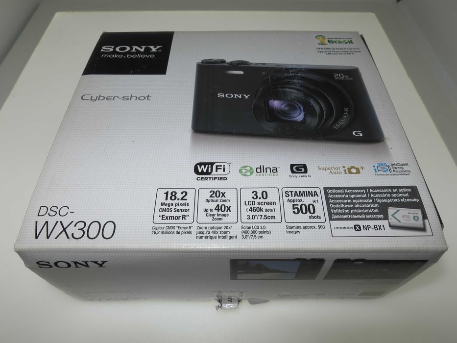 Sony Cyber-Shot DSC-WX300 фотоапарат 20x Оптичен Зум, Full HD камера