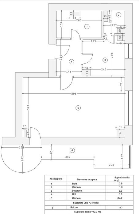 Apartment Brazda lui Novac
