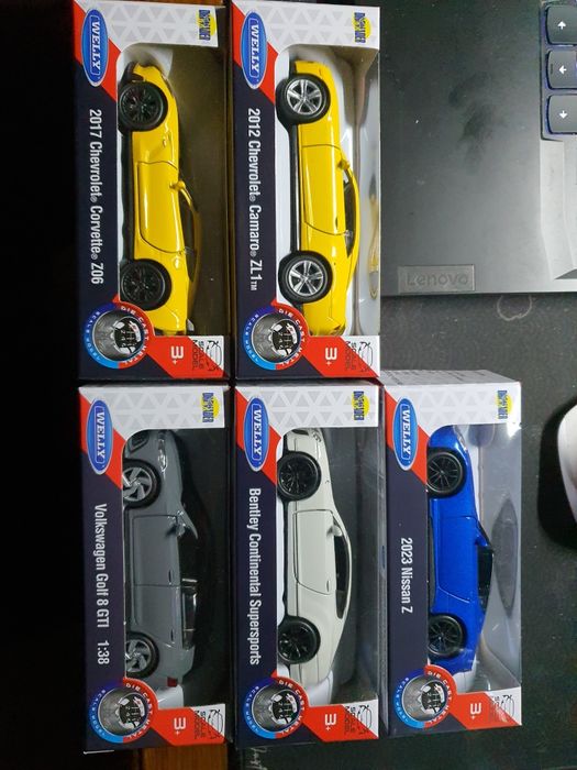 1:32 Модели коли Chevrolet, Bentley, Volkswagen, Nissan