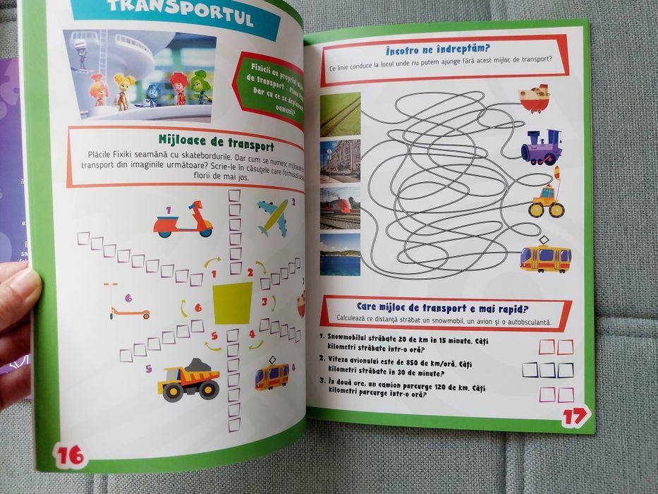 Set carte și caiet de activități copii Fixiki