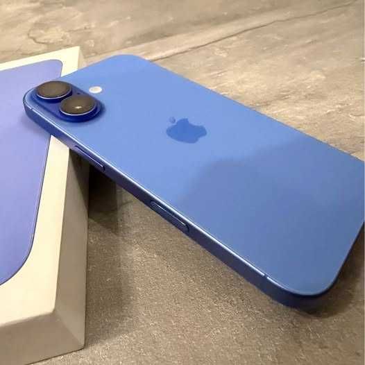 Чисто Нов Apple iPhone 16 128GB Ultramarine Синьо Отключен 100% Батерия 20 Цикъла