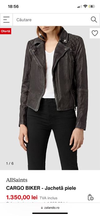 Geaca de piele All Saints !!!