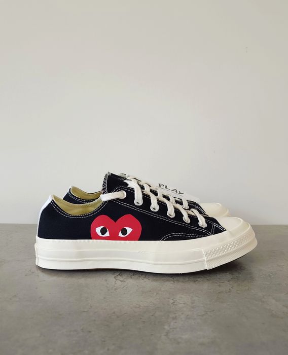 Comme des Garçons PLAY x Converse Chuck 70 Low - Black номер 41-41.5