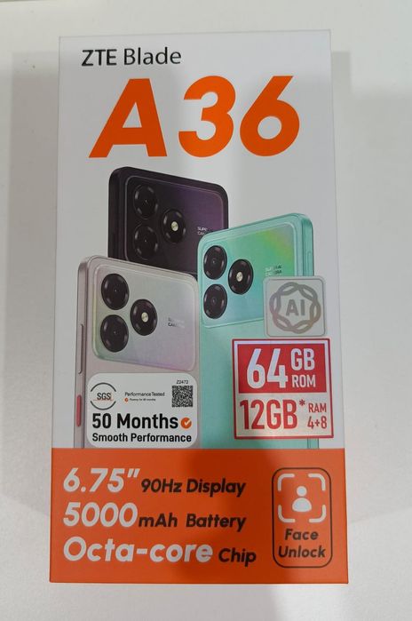 Телефон ZTE Blade A36