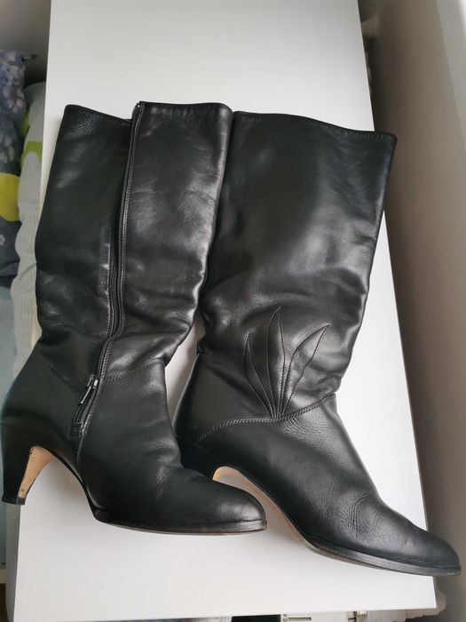 Cizme HOGL 37, UK 4.5, negre, made in Austria