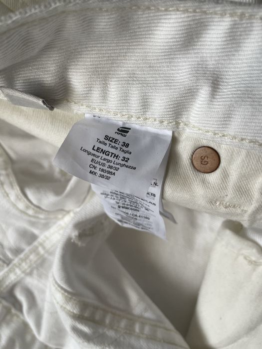 G-Star Raw Afrojack A crotch White tapered/Нови мъжки дънки W38