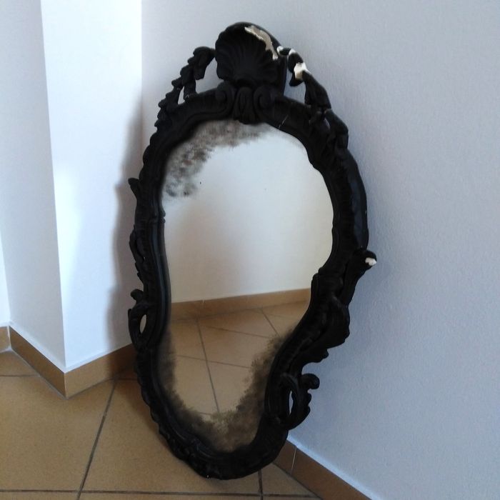 Френско бароково огледало 1956 година ФРАНЦИЯ, сребърен печат