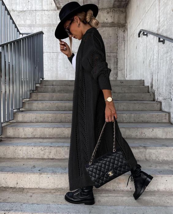 Дълга жилетка