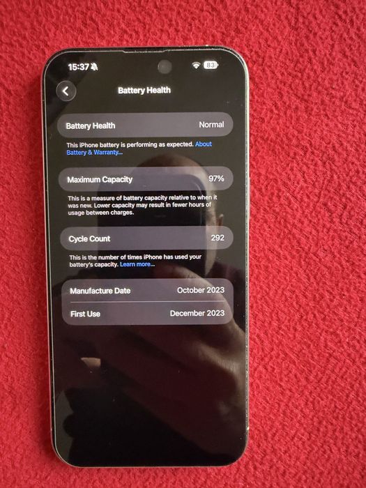 Iphone 15 pro max 256GB, White Titanium