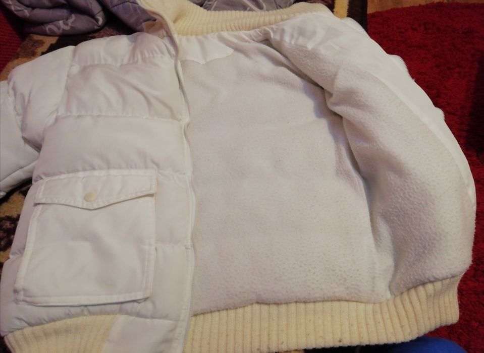 Geaca groasă de iarnă pentru fete plus alta cadou