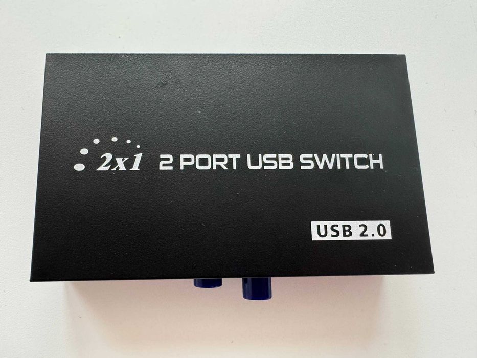 USB Свитч / Переключатель 2x1 (USB 2.0 Switch) на 2 компьютера