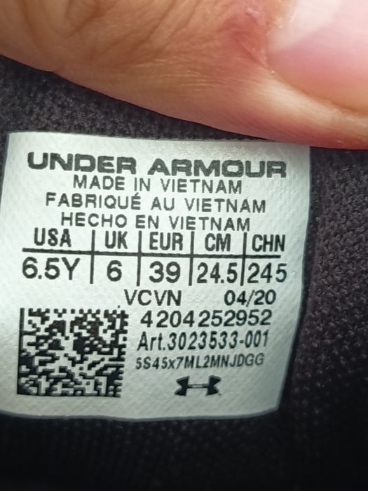 Under Armour GS Lockdown 5 Black Pitch Gray