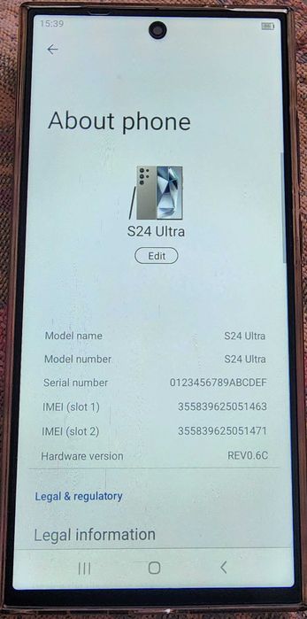 Smartphone  S24 Ultra , 8 / 256 GB, Global version