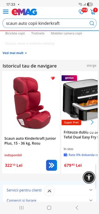 Vand 2 scaune pentru copii