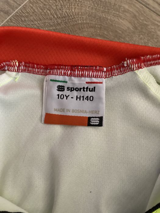Tricou Sportful ciclism copii 8-10 ani