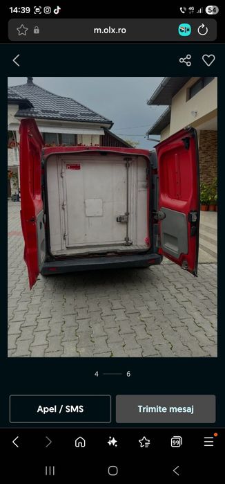 Camera frigorifica Renaul Trafic