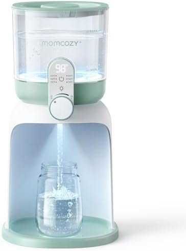 Încălzitor de biberoane Momcozy, lumină de noapte dublă, 1700 ml, 6 temperaturi,Garantie