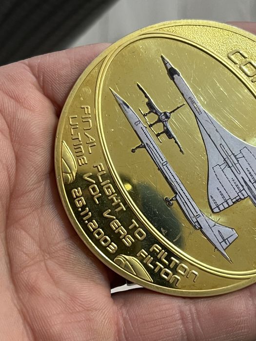 Placheta ultimul zbor Concorde