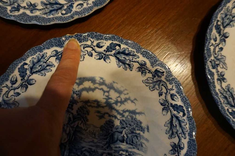 Farfurii desert sau mic dejun portelan englezesc Staffordshire Myotts