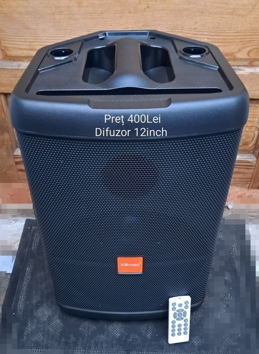 Boxă Bluetooth Portabilă Microfon Wireless