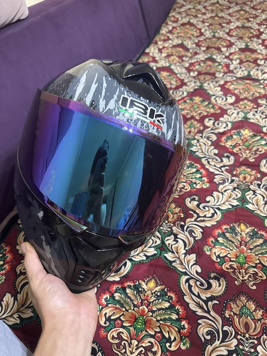 Moto shlem yangi 1 marta kiyilgan 100% jovop