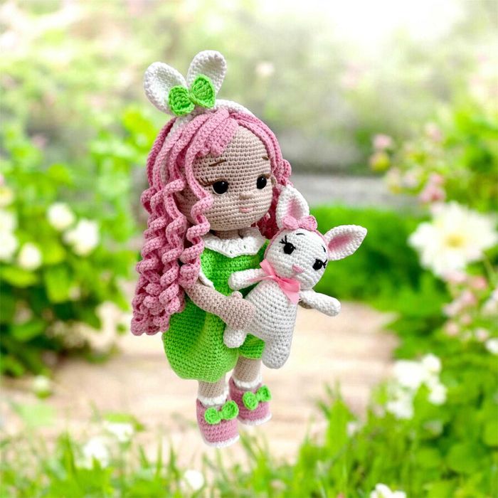 Кукла Мия и Зайчик