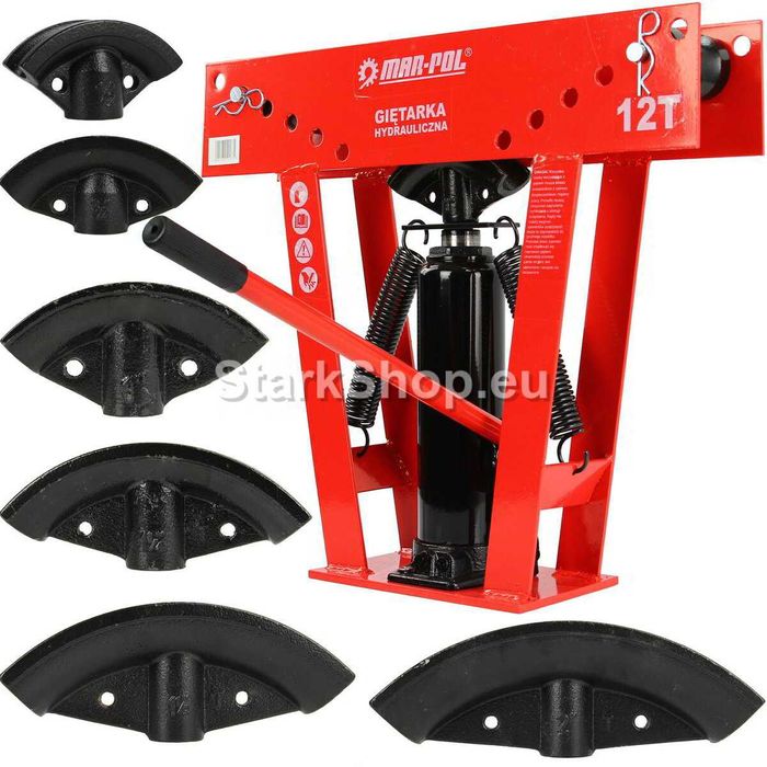 Хидравличен тръбогиб с 6 броя накрайници 12 ТОНА Mar-Pol