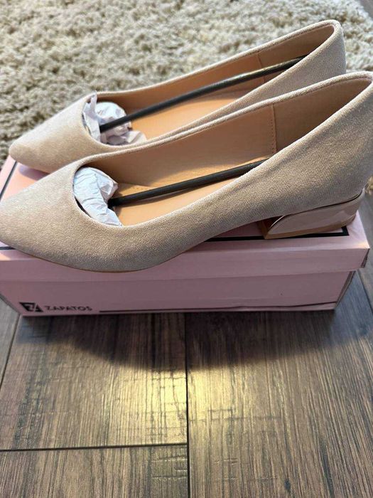 pantofi crem Zapatos mar 38