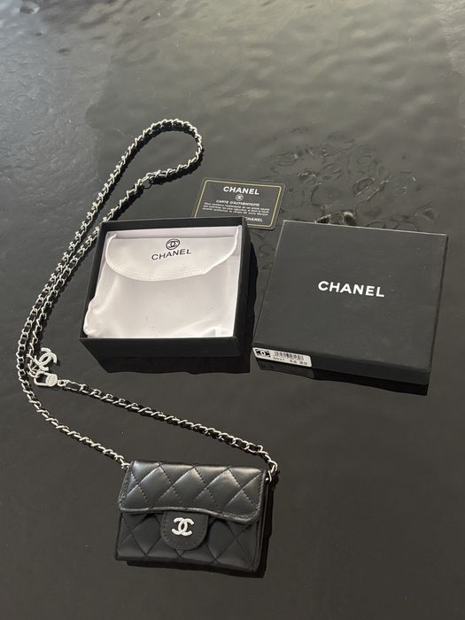 Портмоне с верижка Chanel