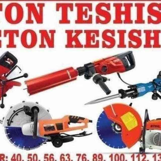 Beton kisishlar karanka teshik bulsa teshamiz 24/7