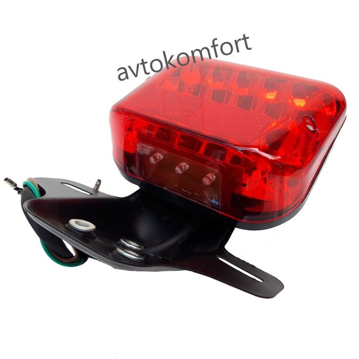 Заден Стоп Габарит За Мотор С Поставка И Осветяване Номер