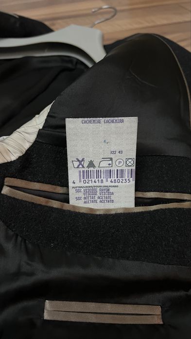 Palton pardesiu Hugo Boss Stratus 46 casmir