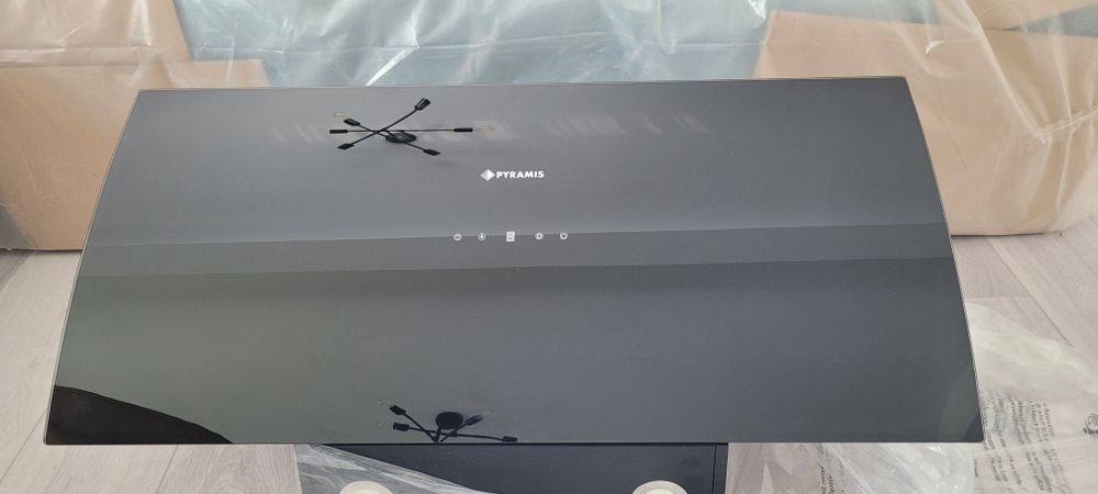 Hota decorativa Pyramis sticla 90 cm