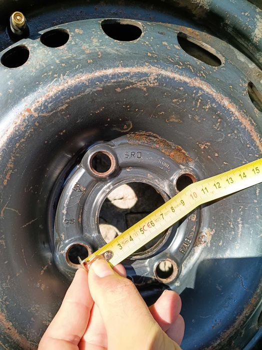 Jantă tabla R14 cu anvelopă allseazon  Goodyear UltraGrip 175/65 R14 / Roată de rezervă