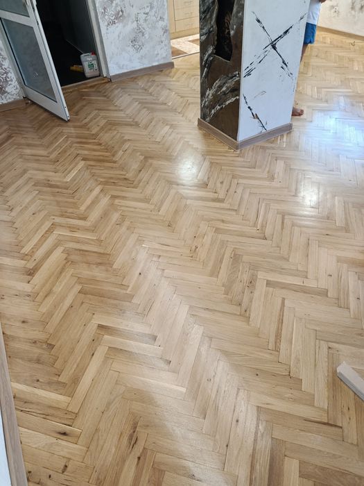 Циклене на паркет и дюшеме