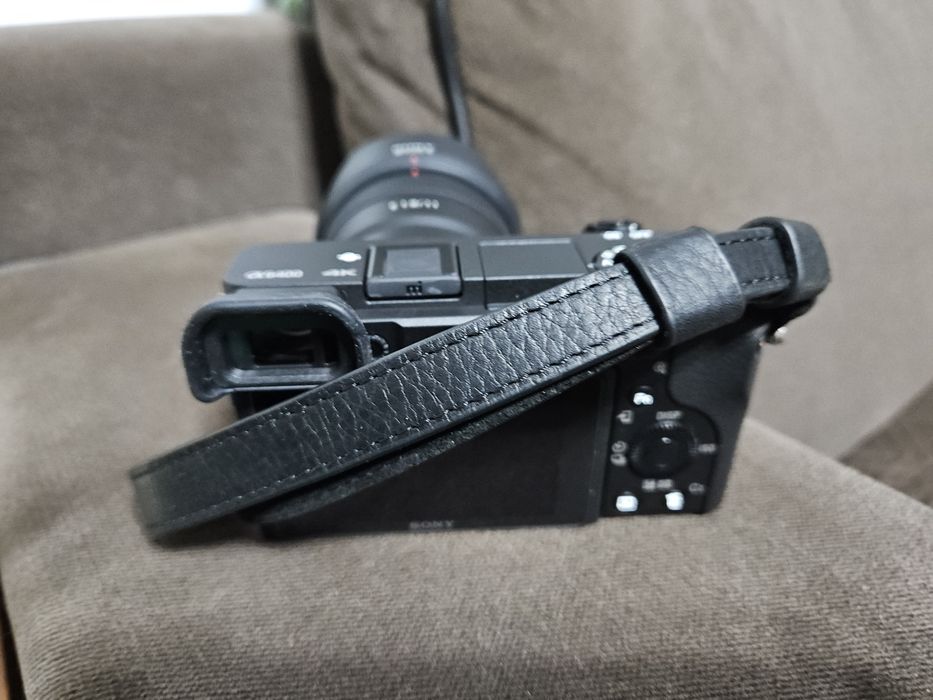Curea mana wrist strap pentru aparate foto/video, piele naturala