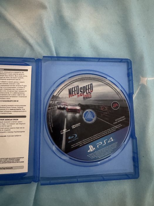 Продам игру need for speed rivals для  ps4