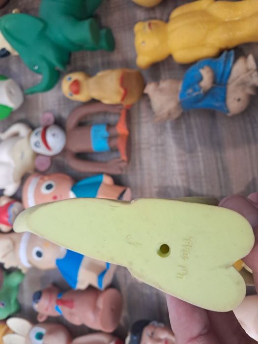 Стари соц гумени играчки колекционерски ГДР СССР български