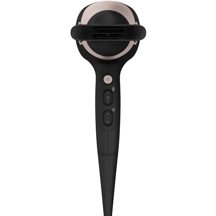 Uscator de par ROWENTA Studio Dry Glow CV5831F0, 2300W, 6 trepte de viteza si temperatura, tehnologie Thermo control, difuzor pentru volum, negru-roz