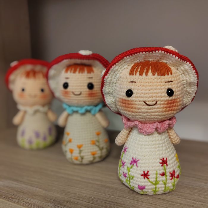 Ciupercă croșetată